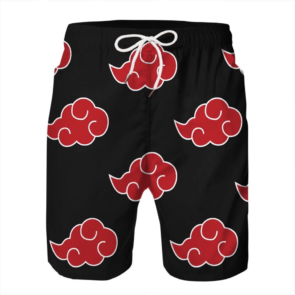 Anime Uchiha Sasuke Uchiha Itachi Casual Track Pants Short Beach Shorts Men