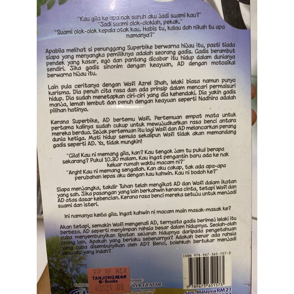 Novel Malay Novel Still New 11 Shopee Malaysia