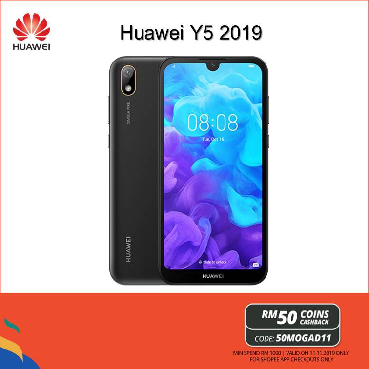 Huawei Y5 2019 (2GB/32GB) Original Huawei Malaysia Set ...