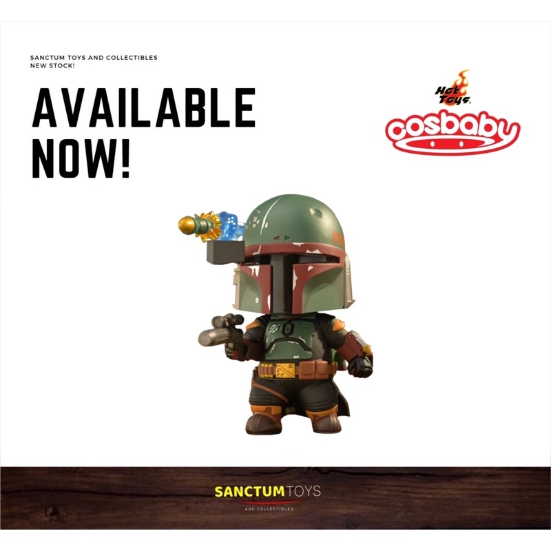 [Ready Stock!] Hot Toys - Star Wars: Book of Boba Fett - Boba Fett (Missile Firing) Cosbaby (S) Bobble Head