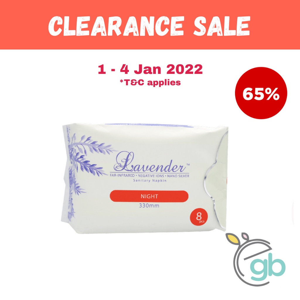 ProCare Lavender Sanitary Pad for Night (8's) (EXP Date: 16/06/2022)