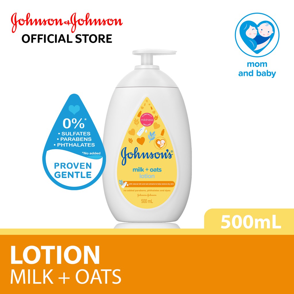 johnson baby lotion milk and oats