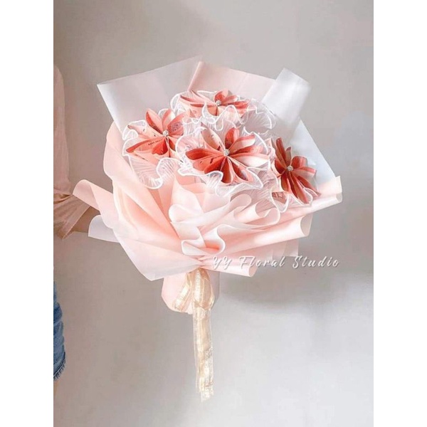 Buy 暖色系橘色百合有钱花花束korean Soft Orange Lily Money Flower Bouquet For Anniversary Birthday Valentines Graduation Suprise Seetracker Malaysia