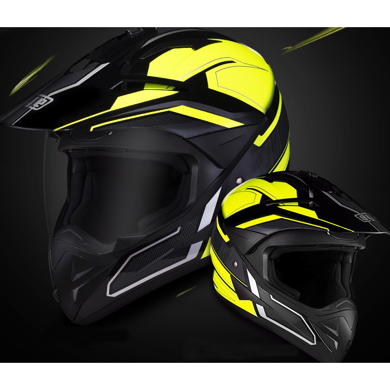 Bye Motorcycle Motorcross Full Face Helmet | Shopee Malaysia