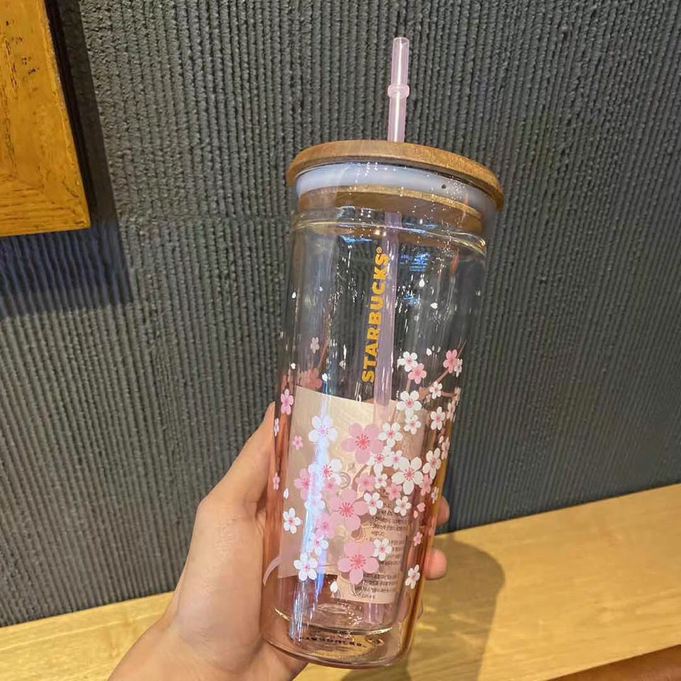 Starbucks Korea Cherry Blossom Floating Cold Cup 473ml Sporting Goods Tumblr 