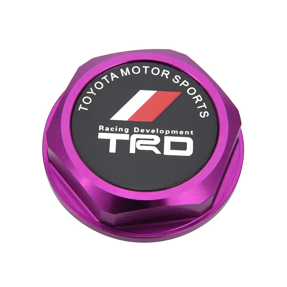 Essential Purpose Aluminium Car Engine Oil Cap TRD Logo Emblem Tank TOYOTA Filler Caps Auto Racing Modified Covers Ha... - Image 2