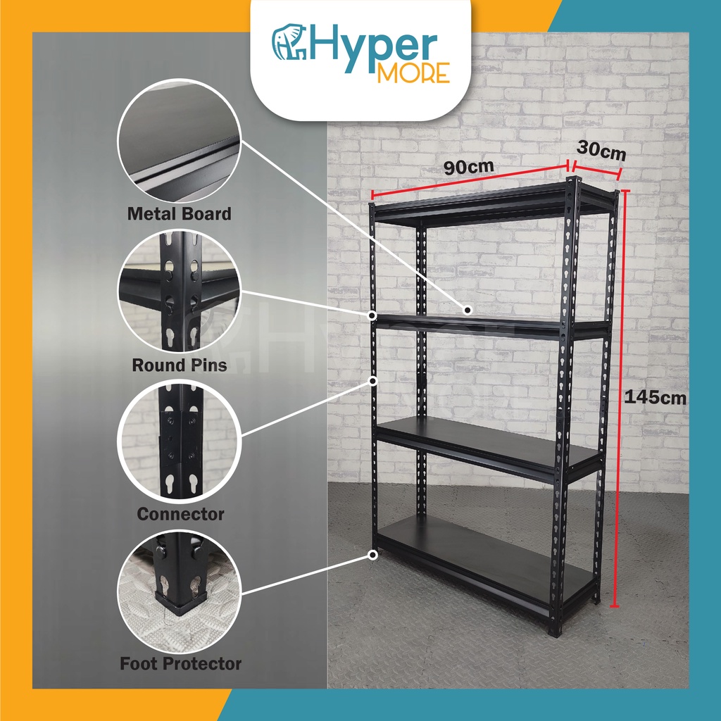 HYPERMORE Boltless Rack Shelf Rack Storage Rack Value Rack Kitchen Rack