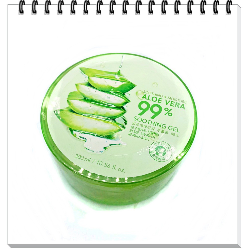 Alovera Shooting Gel Everly Soothing Moisture Aloe Vera Soothing Gel 99 300ml Shopee Malaysia