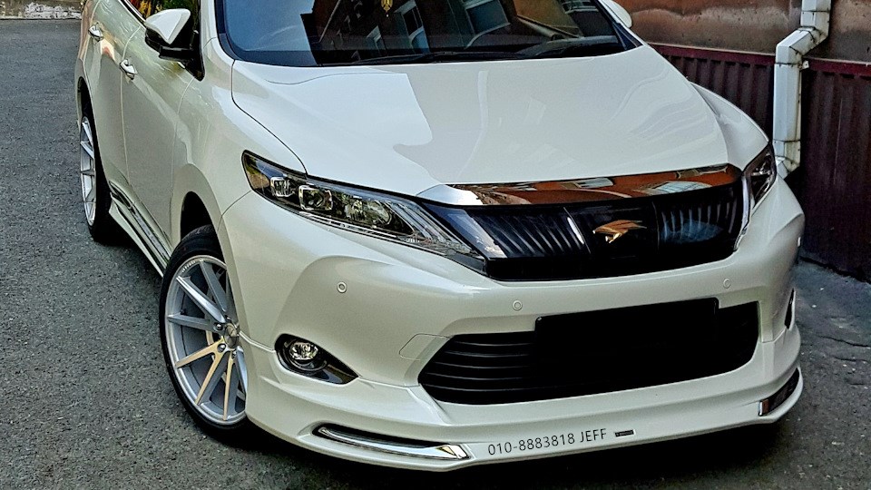 toyota harrier modellista body kit