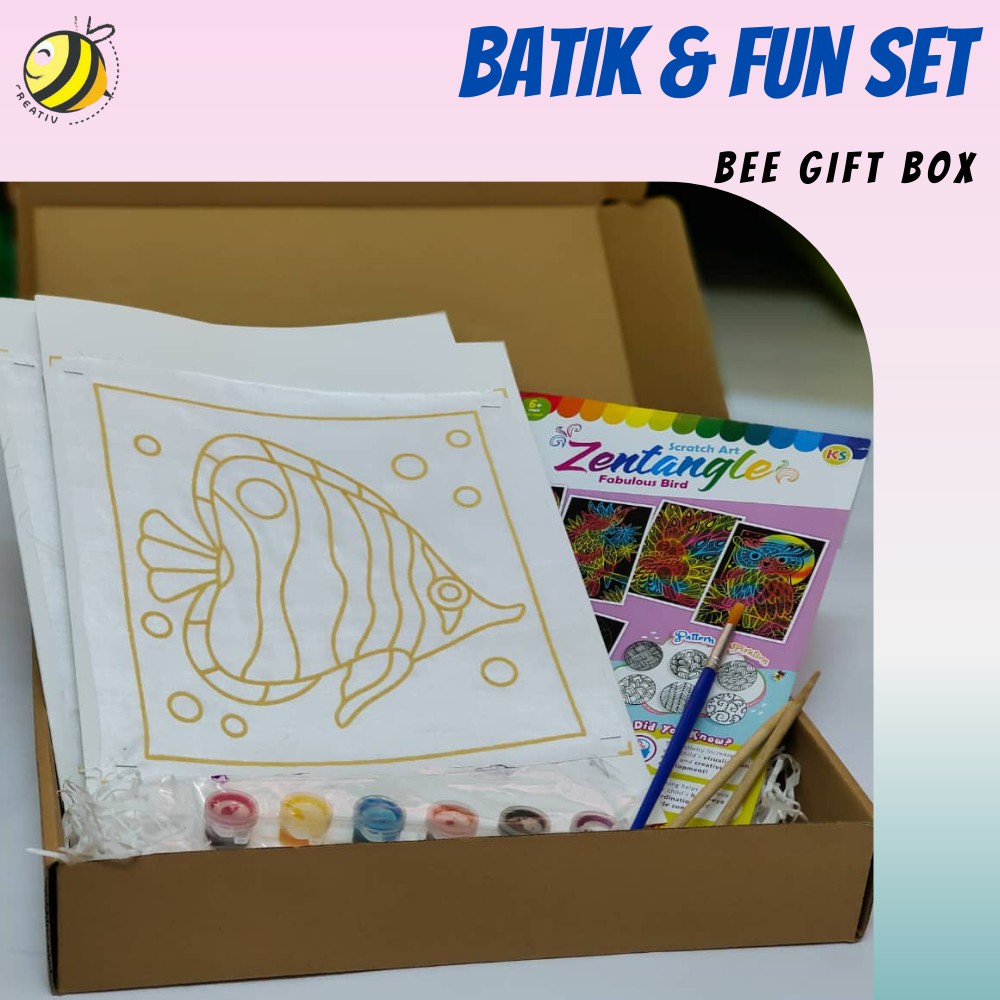 Creativity DIY Batik u0026 Fun Painting Gift box (Creative Learning 