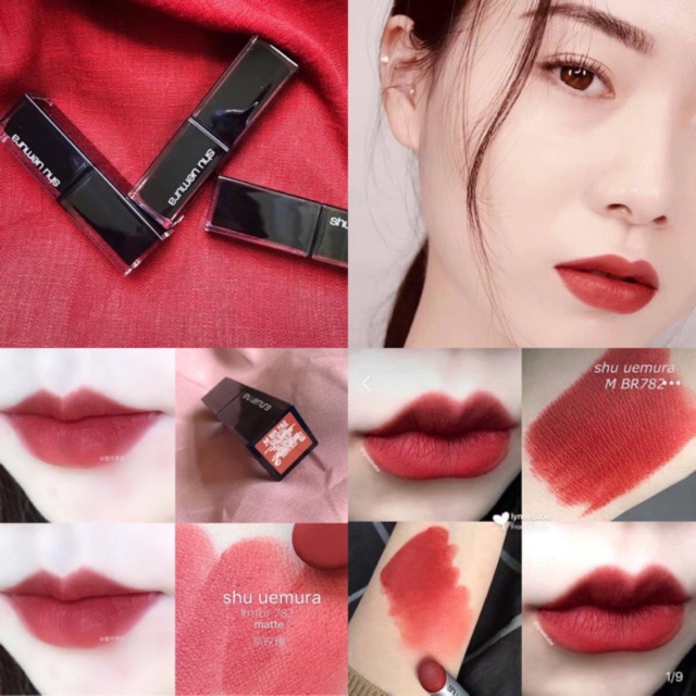 Shu Uemura 782 Lipstick With Black Red Brick Shell Standard Auth Date With Bill Vvs Shopee Malaysia