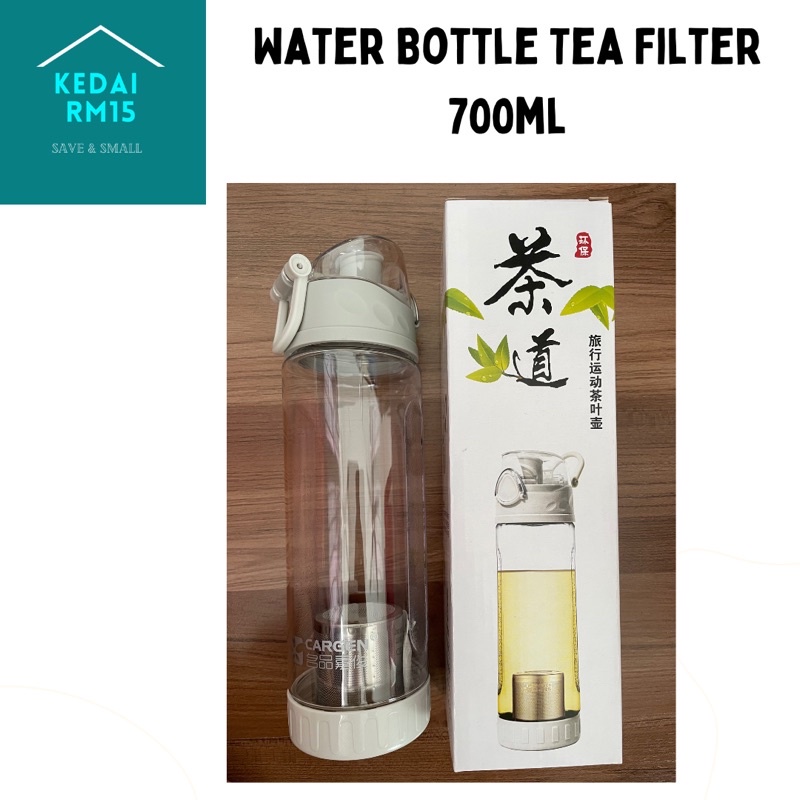 Separation Cup with Tea Filter Bottle Plastic Water Bottle Shopee