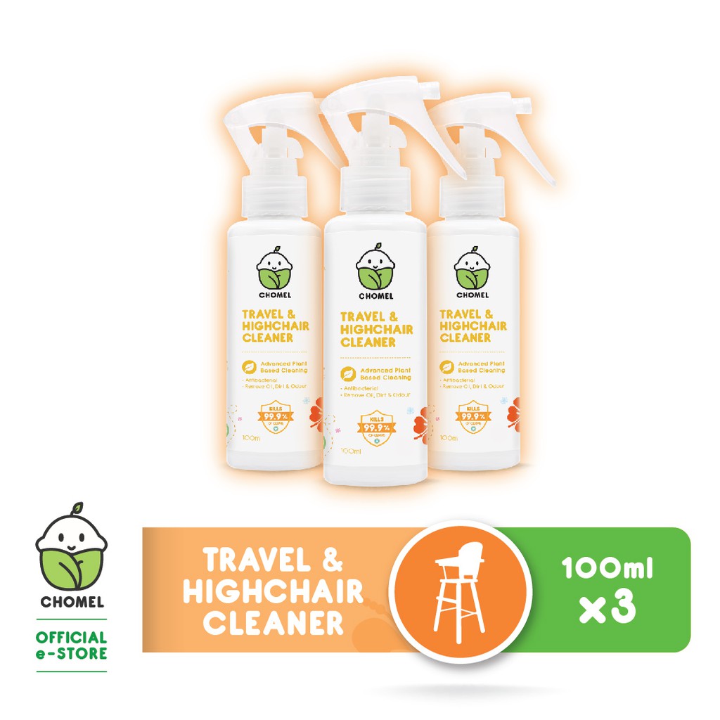 CHOMEL Travel and Highchair Cleaner (100ml X 3)