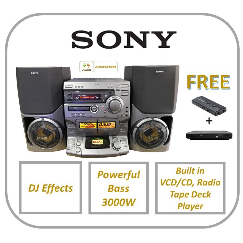 Sony Compact HiFi Stereo System LBTVR50 FOC DVD player & Bluetooth