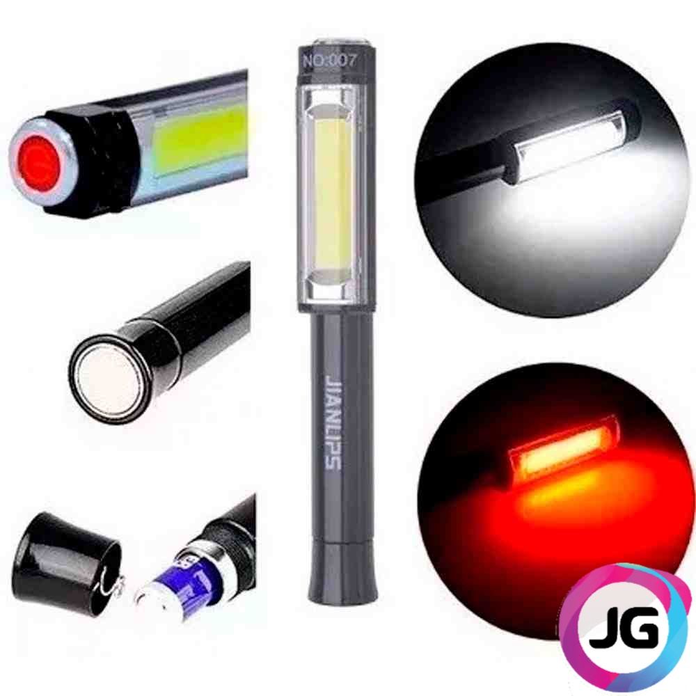 TEAM WORK Portable COB LED Flashlight with Base Flood Light