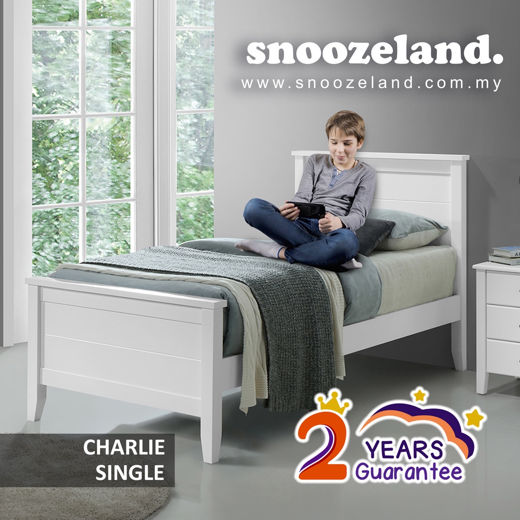 (PREMIUM Quality) Charlie Single Bed Frame Shopee Malaysia