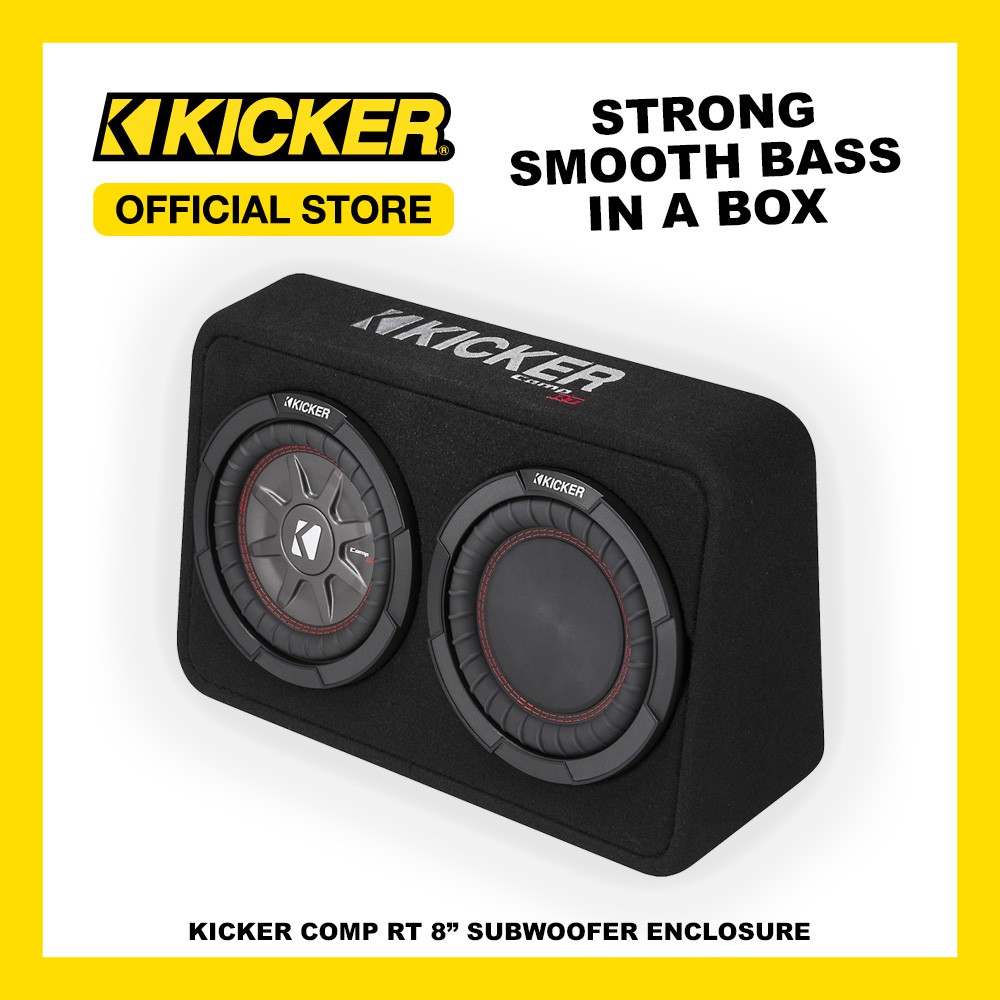 kicker comprt 8 loaded enclosure