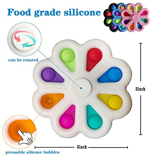 Reliable Multi Fidget Spinner Pop It Simple Dimple Toys Sensory Bubble Silicone Anxiety Relief Autism Toy Must - Image 5