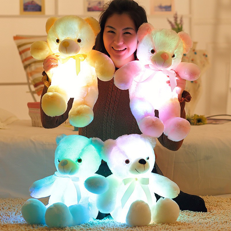 glow in the dark teddy bear night light