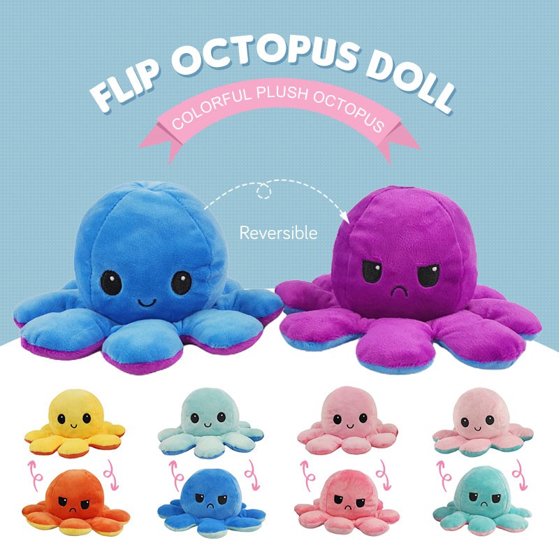 invertible squid plush