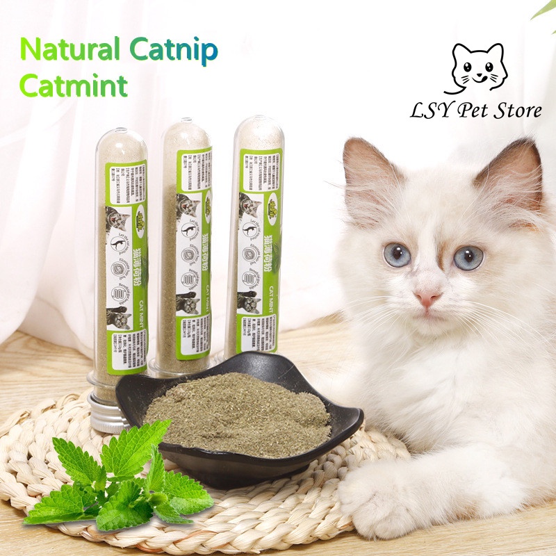 Natural Cat Mint Catnip Powder Mental Serbuk Catnip Kucing 45ml 
