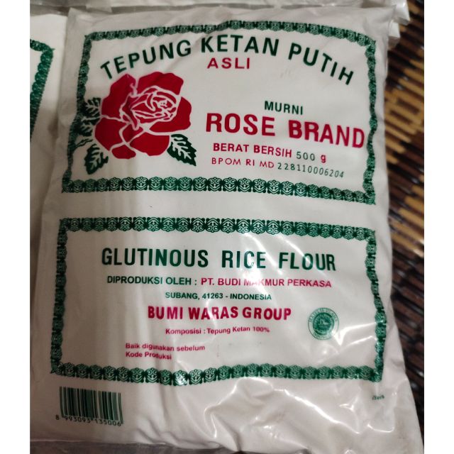 Tepung Pulut Rose Brand 500gm Shopee Malaysia