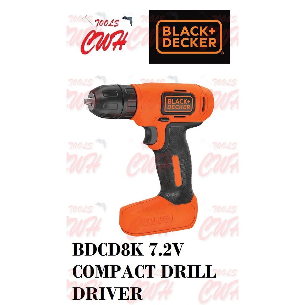 BLACK + DECKER BDCD8K 7.2V Lithium Ion Cordless Drill Driver Use