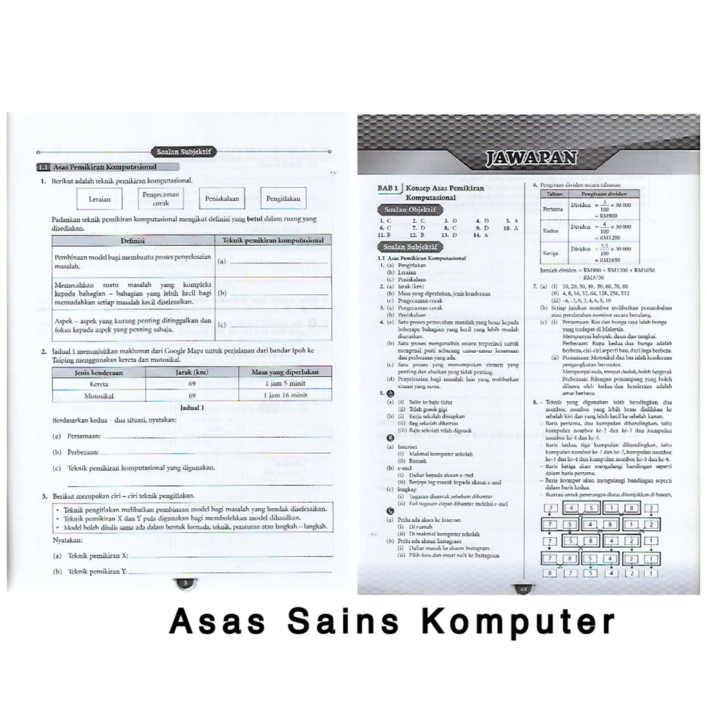 Pan Asia Buku Latihan Praktis Topikal A Tingkatan 1 Kssm Dwibahasa 2021 Shopee Malaysia