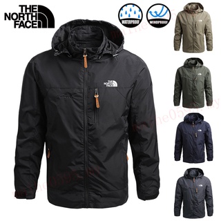 💥Ready Stock💥The North Face Outdoor Jacket Men Sharkskin Hooded Jacket Windproof Waterproof Military Jacket Plus Size M-5XL