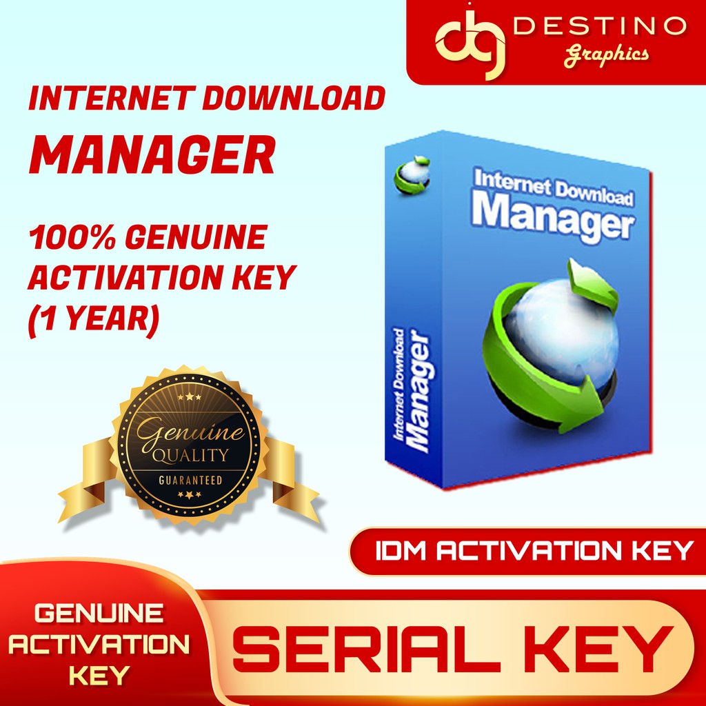 Internet Download Manager Activation Key Serial Key Idm License 1 Year Genuine 2021 Shopee Malaysia