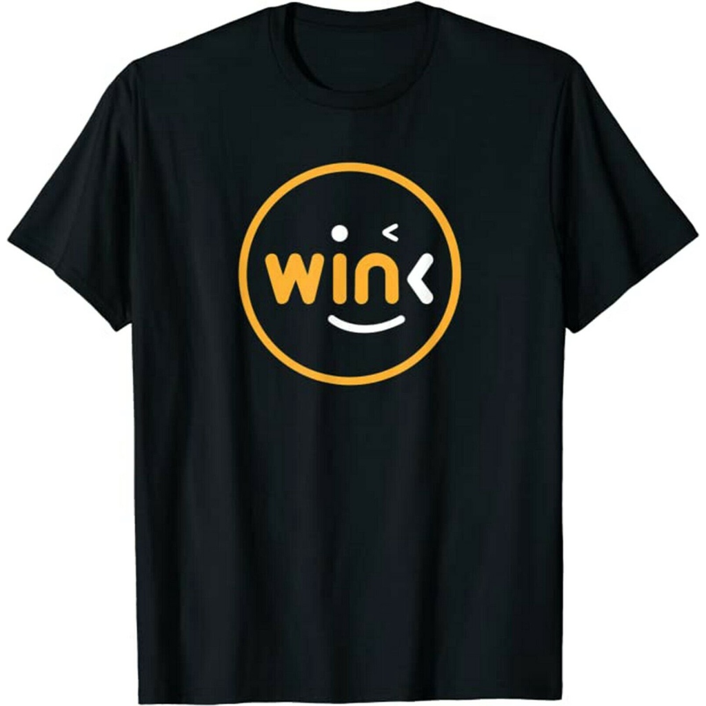 Wink Crypto Win Token Blockchain Technology For Video Games Win Coin T-Shirts