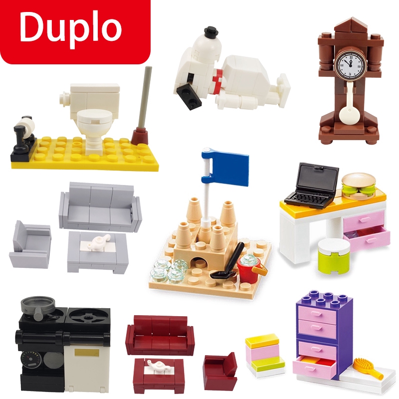 Friends Model Drawer Sofa Table Set Piano Oven Castle Clock Toilet ...