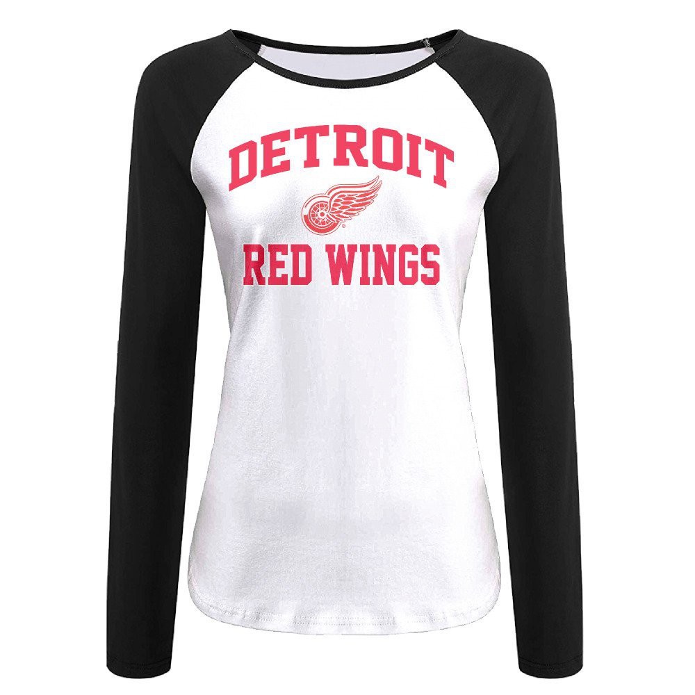 women's long sleeve red wings shirt