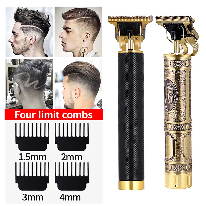 Electric Hair Clipper shaver Hair trimmer Barber Haircut USB Rechargeable Beard trimmer Men Cordless Hair Cutting Machine 电推剪理发器