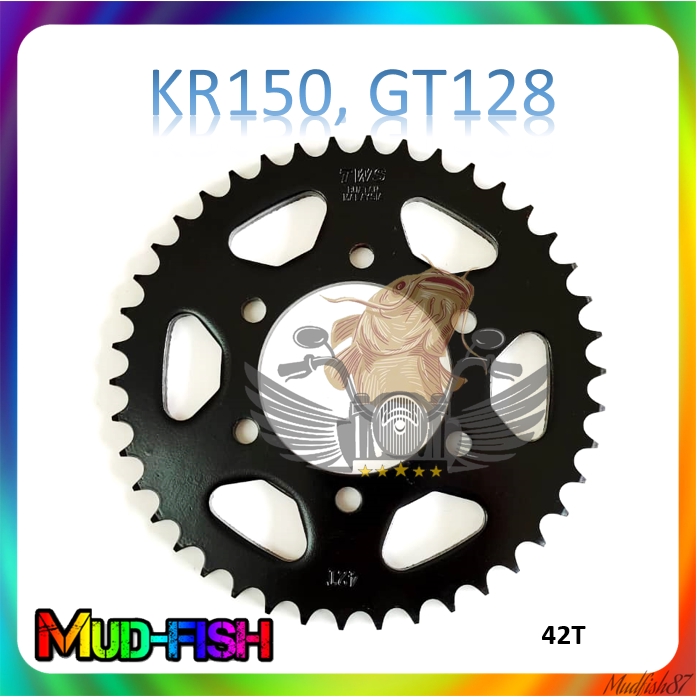 Tws Kawasaki Kr150 Modenas Gt128 428 Rear Sprocket 28t ~ 42t Shopee Malaysia 2318