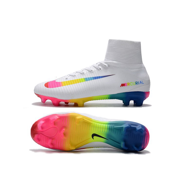 nike mercurial superfly white rainbow