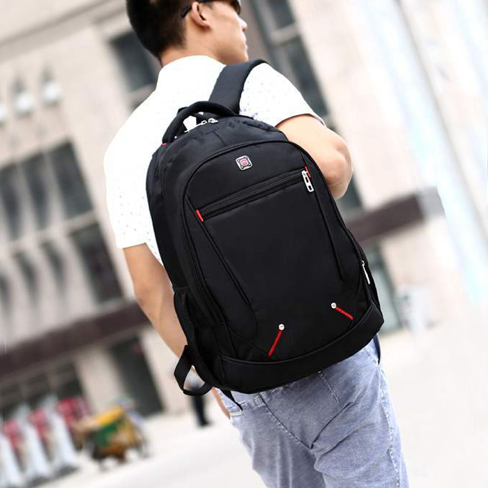 [Local] SKM Men Laptop Bag Outdoor Travel Large Capacity School Bagpack Beg Sekolah Lelaki SK589