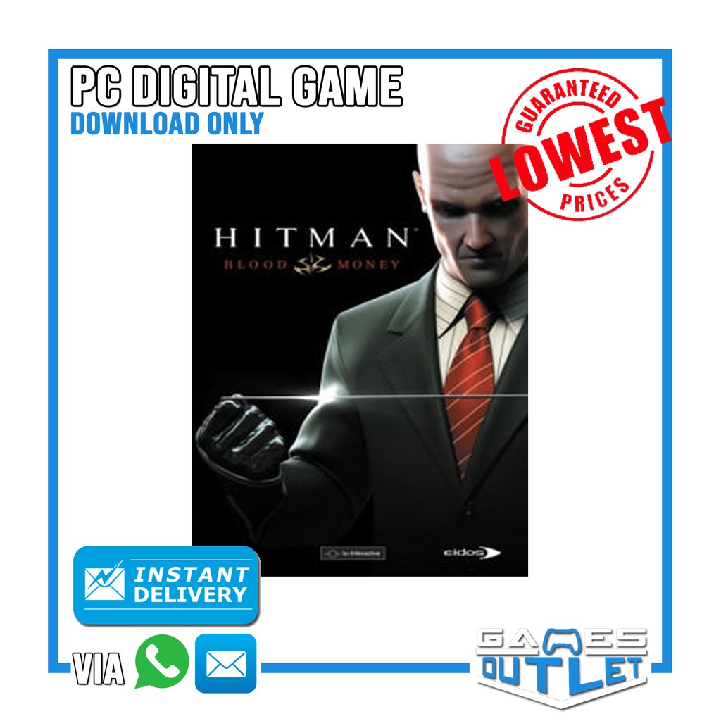 Pc Hitman Blood Money 100 Original - 