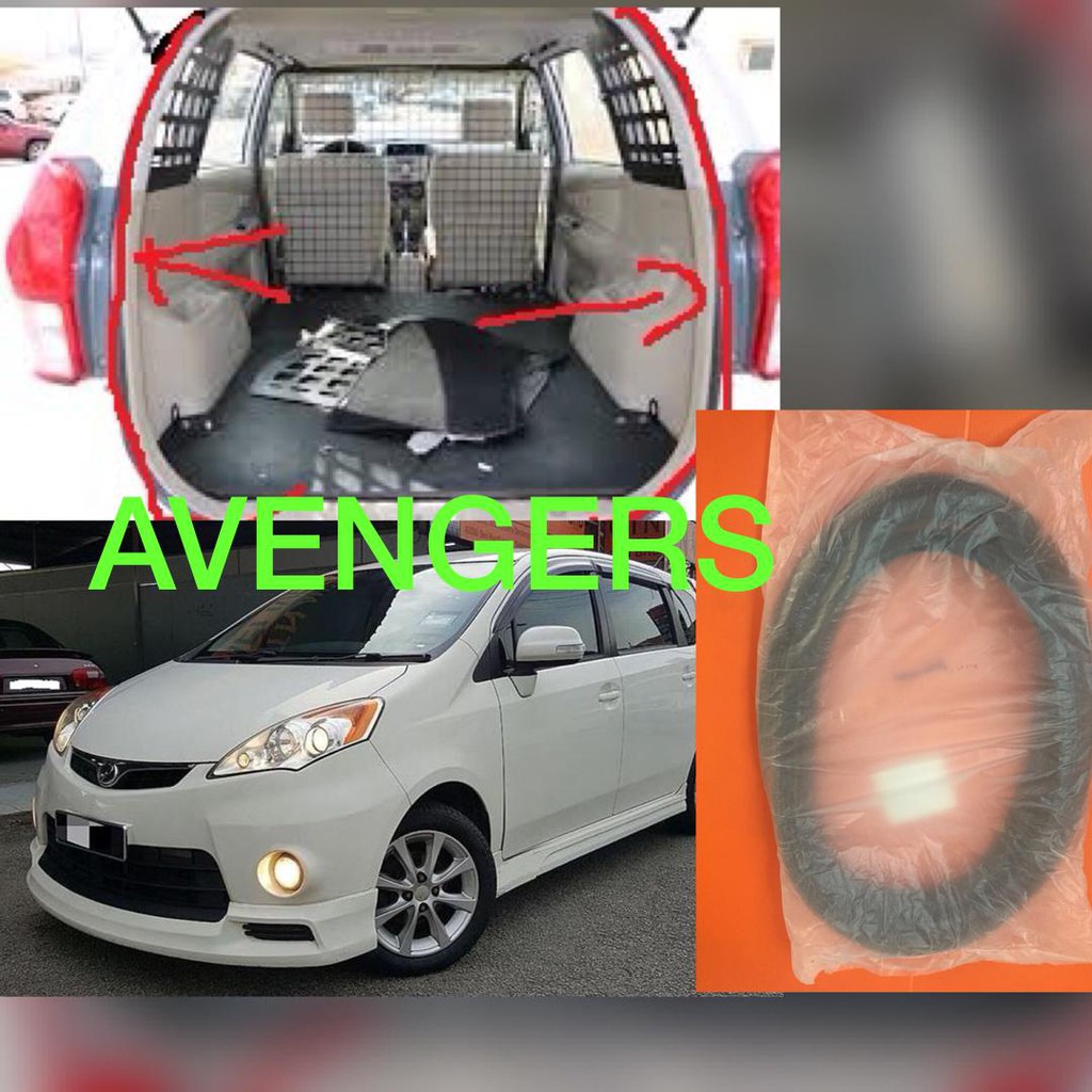 Perodua Alza Rear Bonnet Rubber Belakang Bonnet Getah Shopee Malaysia