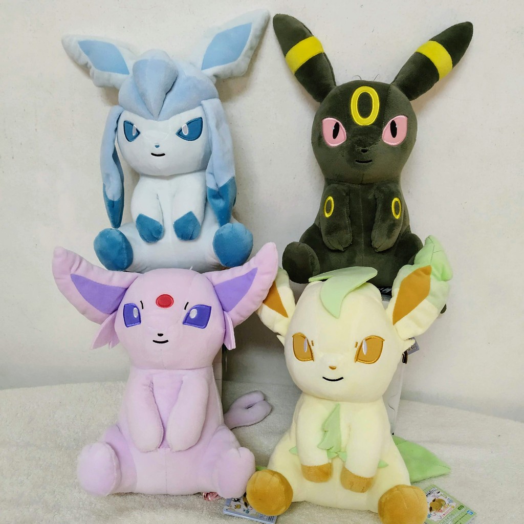 Ready Stock 30cm Eevee Eeevolution Espeon Umbreon Leafeon Glaceon Pokemon Plush Stuffed Toys Plushies Charmander 伊布公仔 Shopee Malaysia