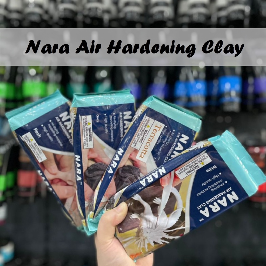 Nara Air Hardening Clay 500g Paper Clay Air Dry Clay Modelling Clay 纸粘土 Art and Craft Clay Art Clay DIY Handmade