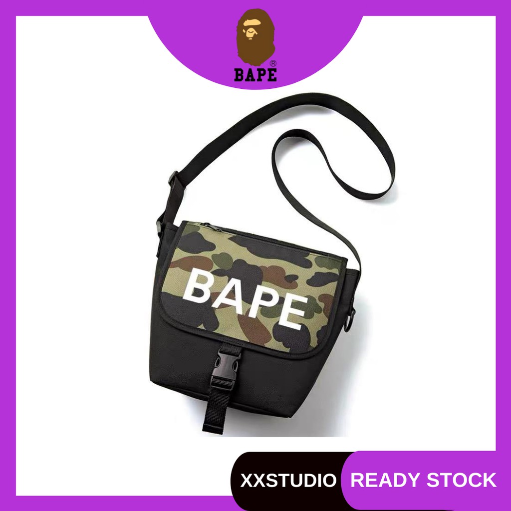 XXSTUDIO Bape Shoulder Bag Sling Bag Crossbody Bag Waist Bag Messenger Bag Chest Bag Bape Bag
