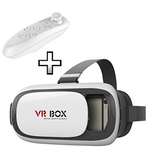 VR BOX Virtual Reality Movies Games 3D with Controller for Smart | Shopee Malaysia