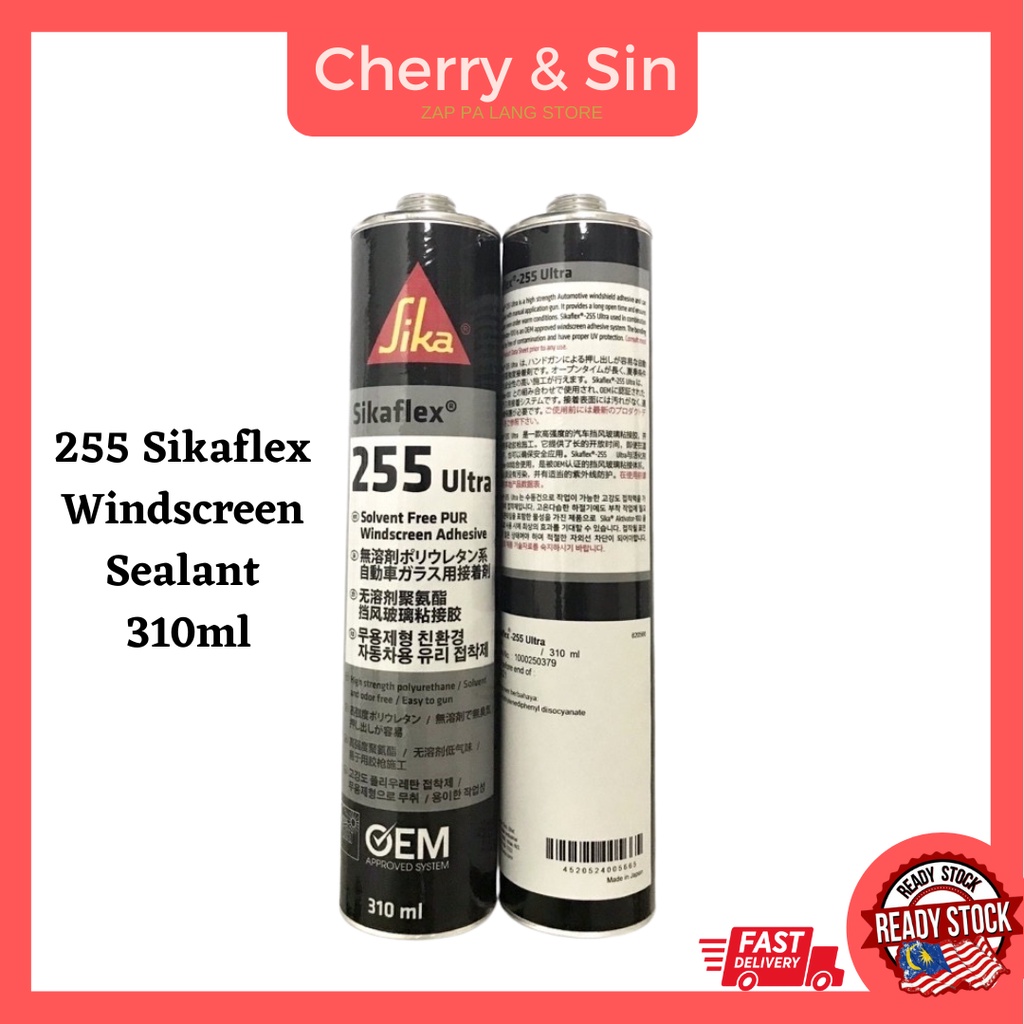 {READY STOCK} Sika 255 Sikaflex Windscreen Sealant/ GUM/ Windscreen