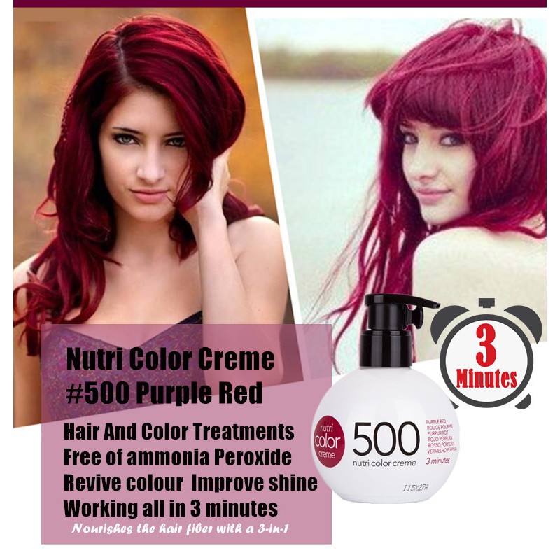 Professional Nutri Colour Creme 500 Purple Red 250 ml | Shopee Malaysia