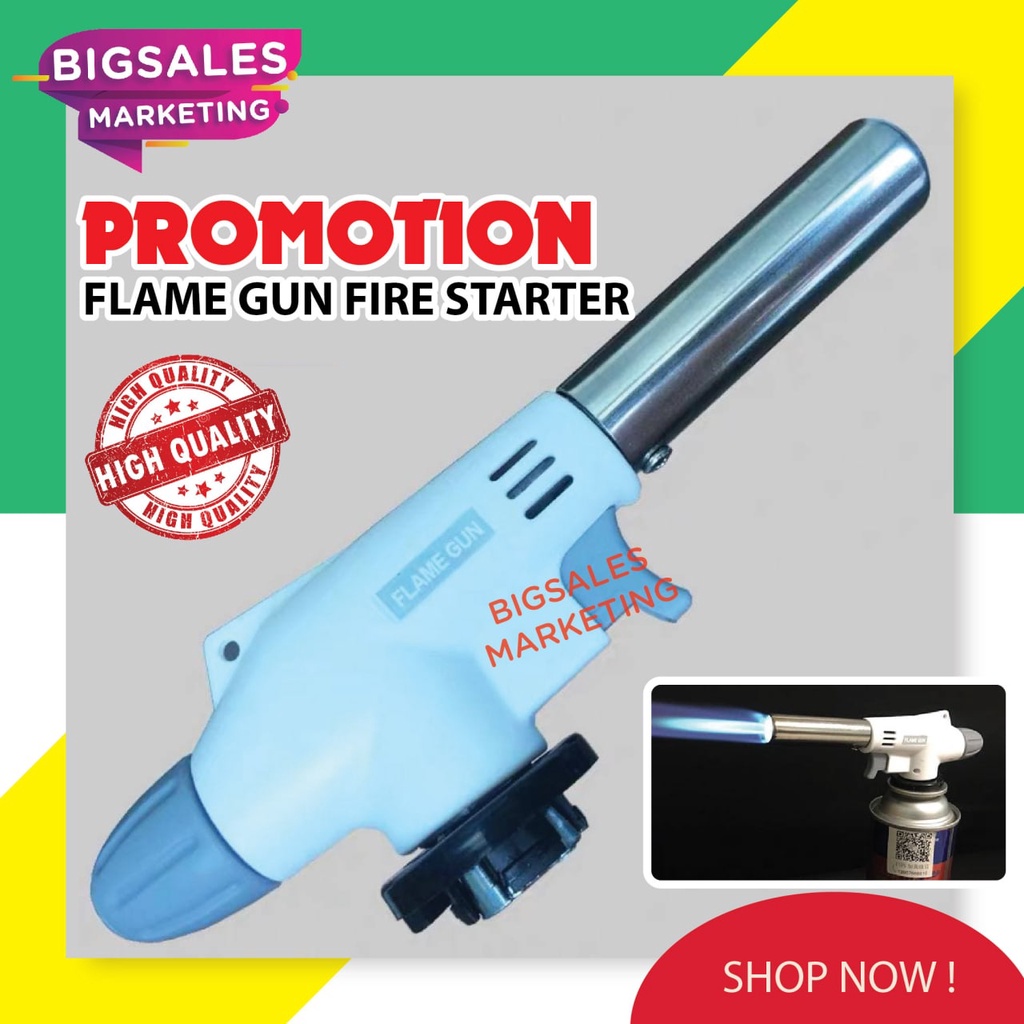 BIGSALES Butane Gas Multipurpose Welding Fire Maker Flame Gun Torch