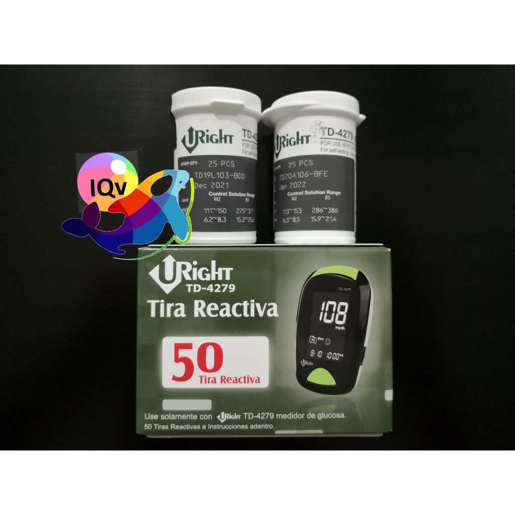 Uright (U-Right) Blood Glucose Test Strips (50 pcs) exp: 02/2026