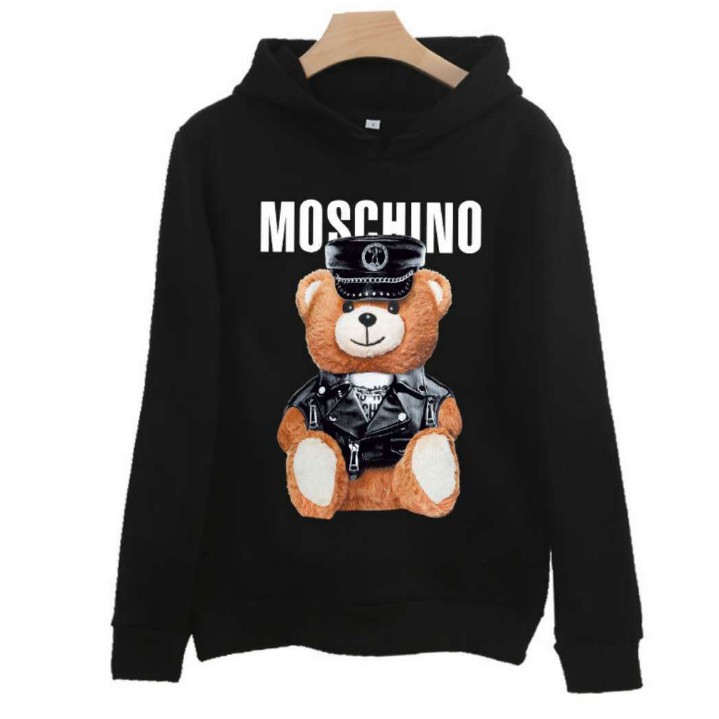 moschino teddy hoodie