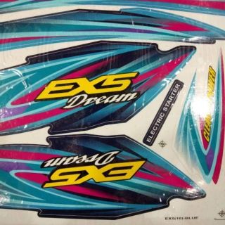  EX5  DREAM  10 BODY STICKER  STRIPE Strike Shopee Malaysia