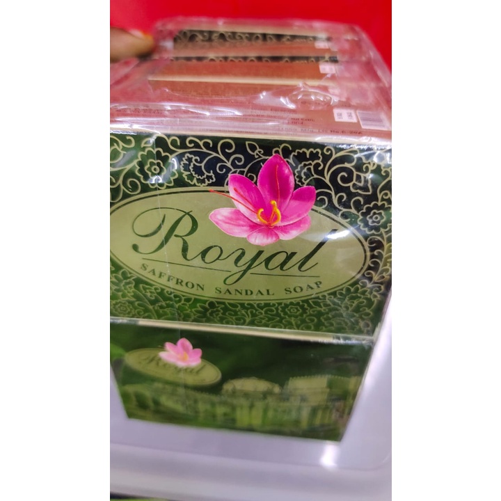 ROYAL SAFFRON SANDAL SOAP 75G 10PCS IN 1 BOX